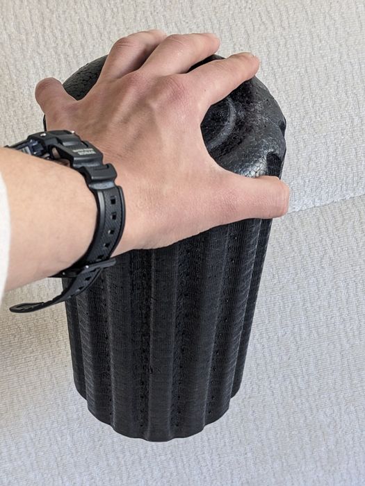 Roller Wałek do Masażu Twardy 30cm - DELTA-SPORT żebrowany