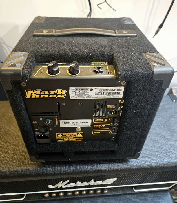 Markbass Micromark 801 combo basowe . Dowód zakupu.