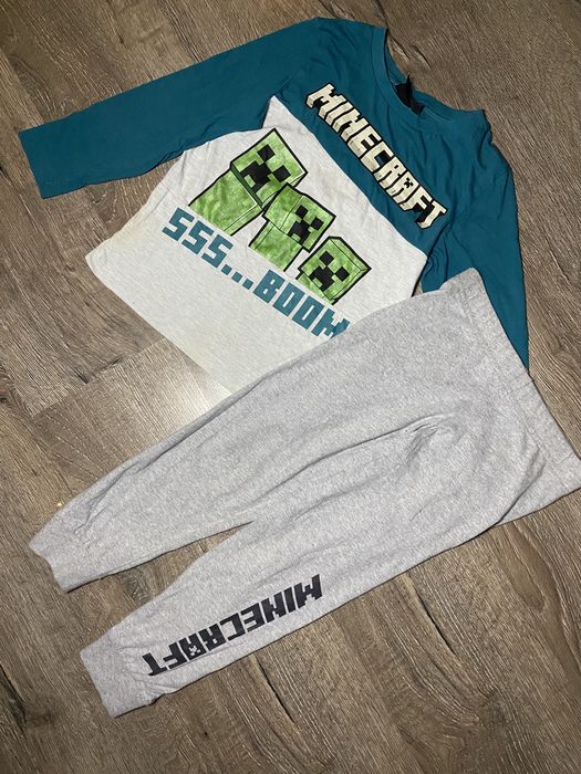 Майнкрафт піжама хлопчику 5-6р. кофта-штани костюм з майнкрафтом