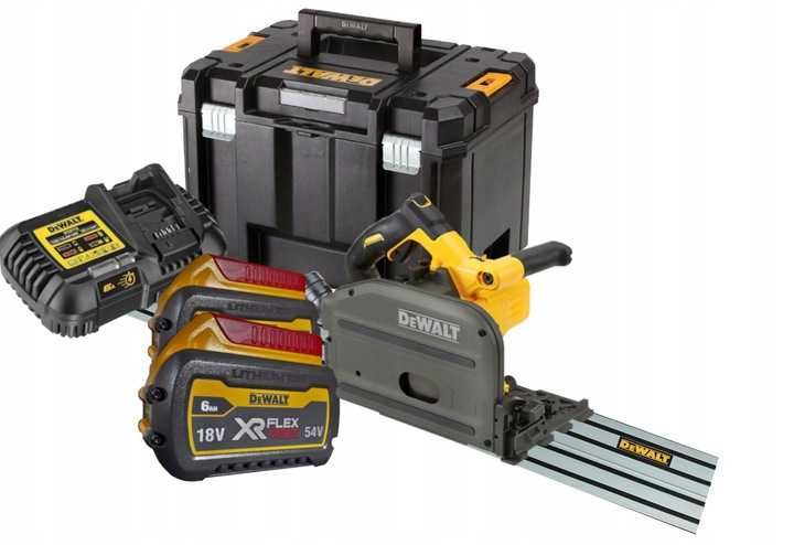 Zagłębiarka DeWALT DCS520T2 54V 2x 6Ah + szyna 1,5m
