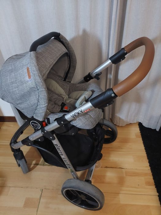 Duo pierre cardin vicky,carrinho de paseio