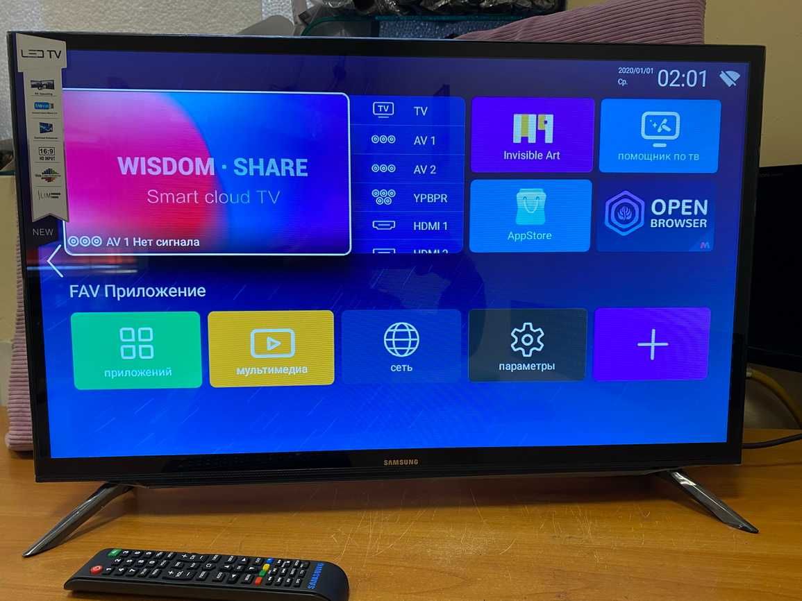 Тонкий 4К телевизор 32'' SmartTV Samsung Самсунг Wi-FI Т2 IPTV Корея: 5 ...