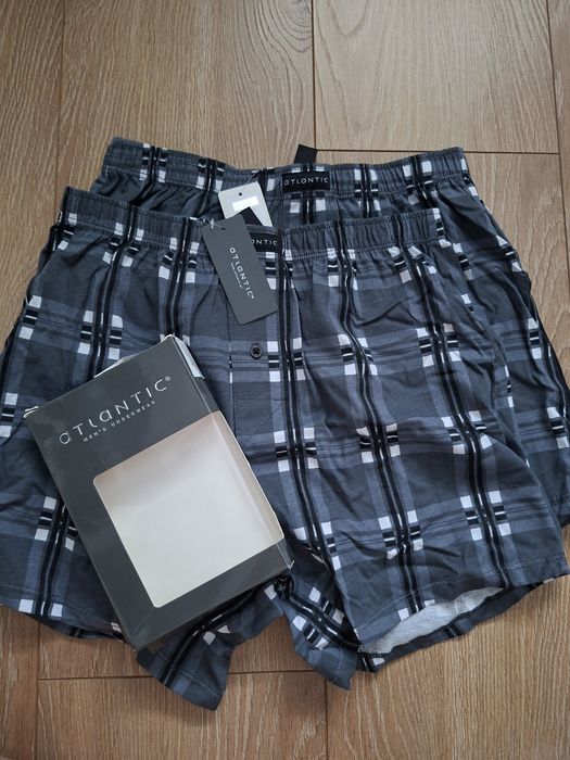 Bokserki męskie Atlantic, rozmiar S, 2PACK, bawełna