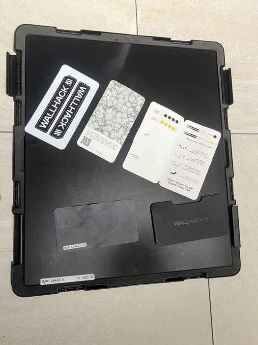 Скляний килимок для мишки Wallhack SP-005 (Black) Glass pad