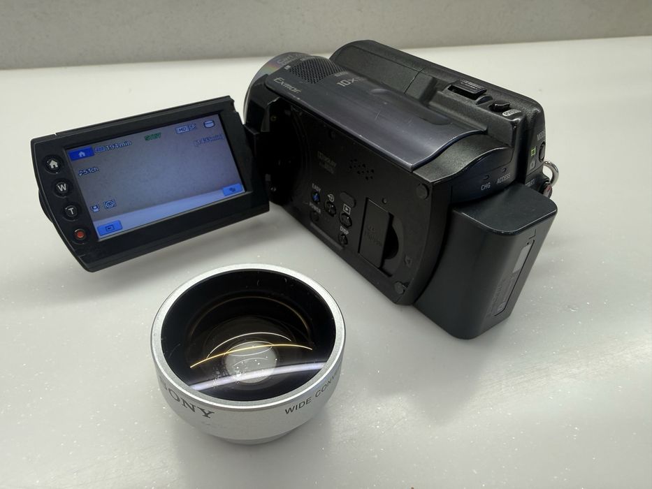 Видеокамера Sony HDR XR-100E 80 gb + широкоугольный объектив Sony