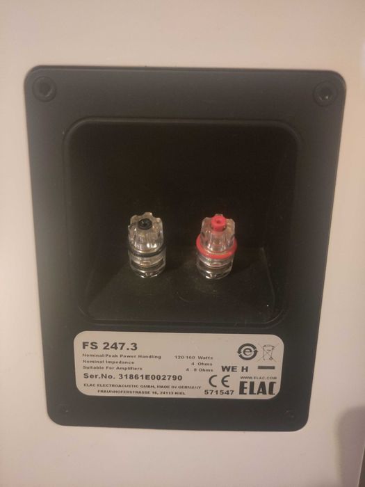 Elac FS 247.3 Colunas de chão