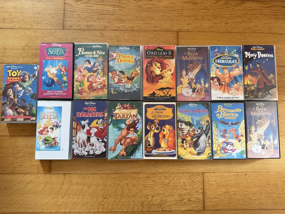 Coleção Disney VHS – Clássicos originais - lote e individuais