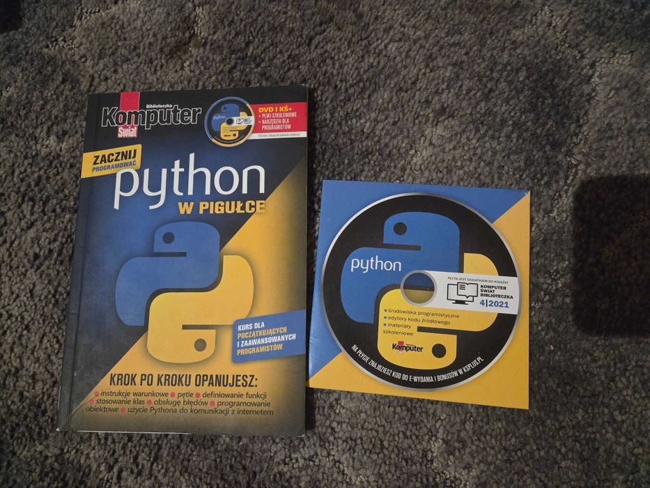 Python w pigułce + cd poradnik nauki programowania