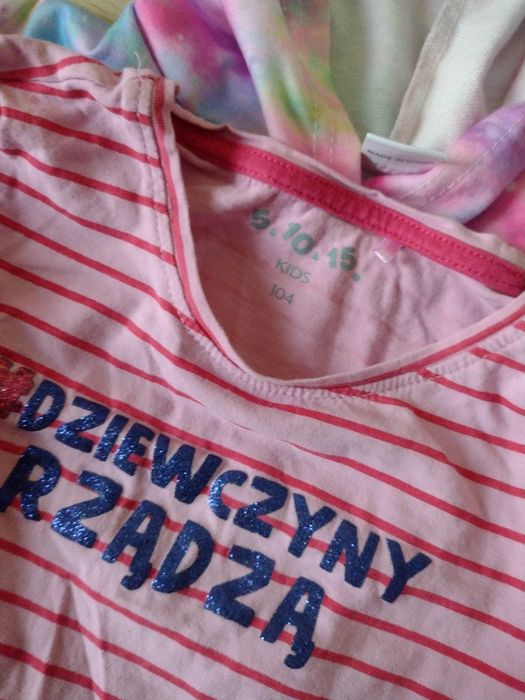 Zestaw paczka bluzka i bluza 5.10.15 104