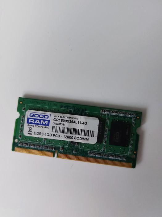 2 x Pamięć RAM 4gb Goodram i SK hynix laptop