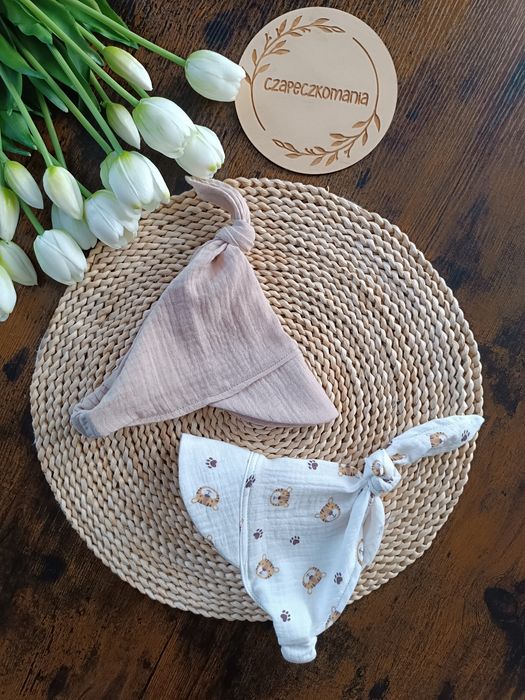 2x chustka muślinowa Handmade