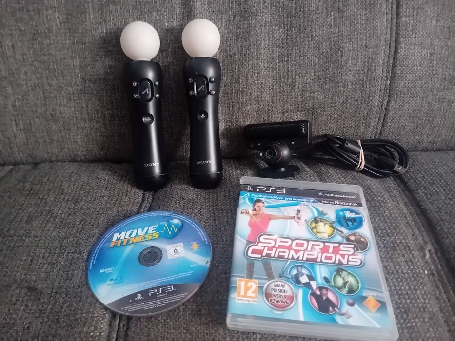 Kontrolery Move ps3 ps4 kamerka gry playstation