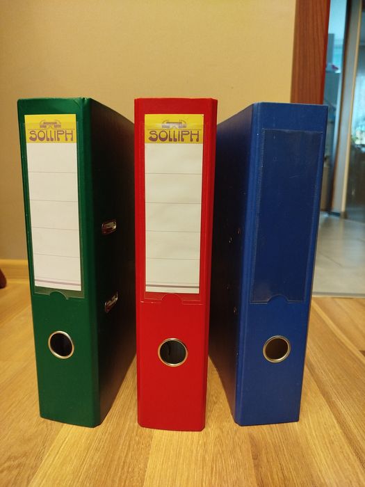 Grube segregatory A4 zestaw 3 sztuk