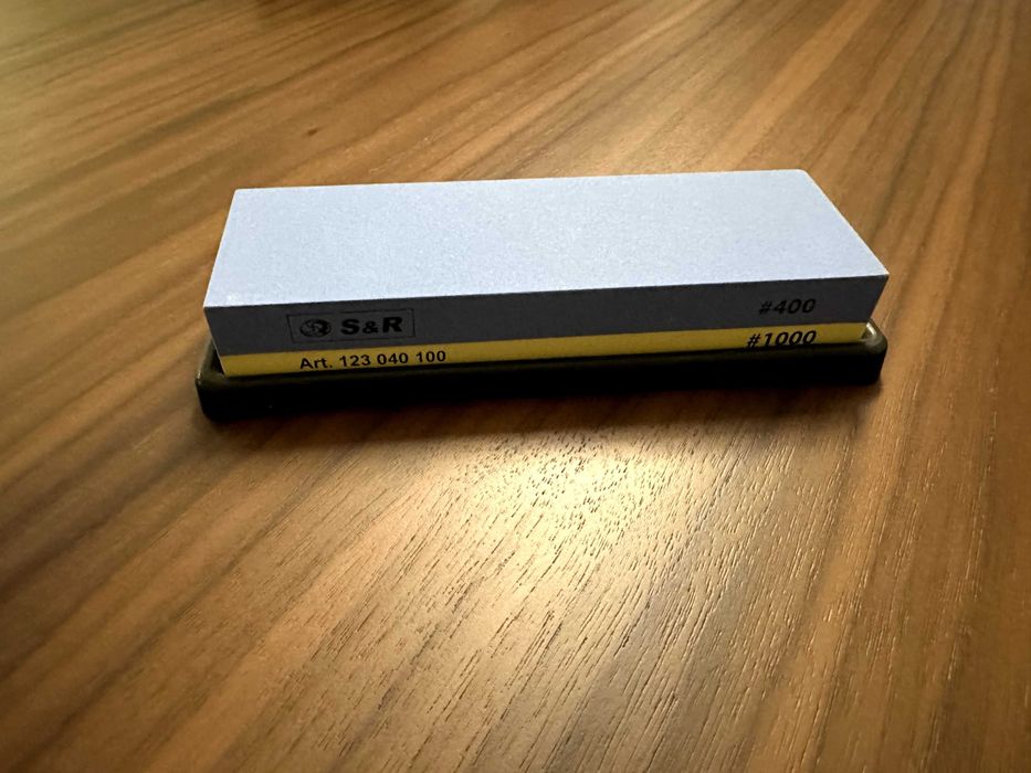 Pedra de afiar facas 400/1000