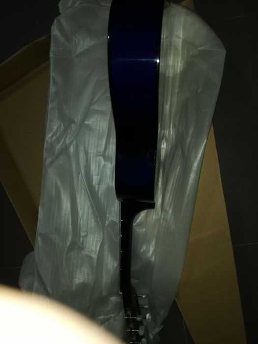Guitarra clássica 1/4 azul e set para crianças