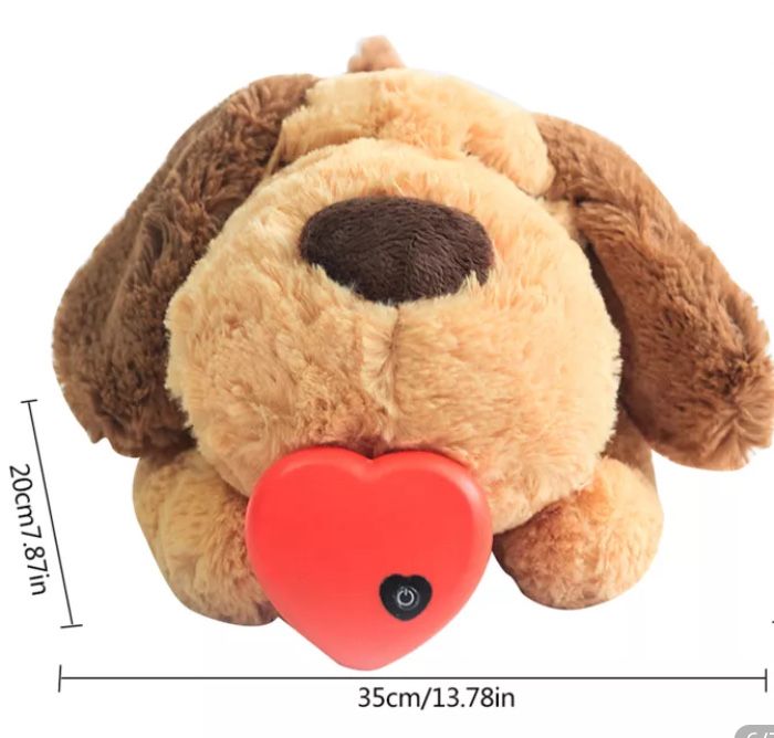 Peluche com batimento de coraçao - Companhia, anti-stress,animais NOVO