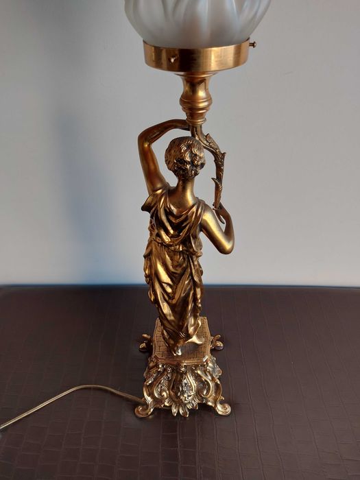 Candieiro Mesa em Bronze Francês