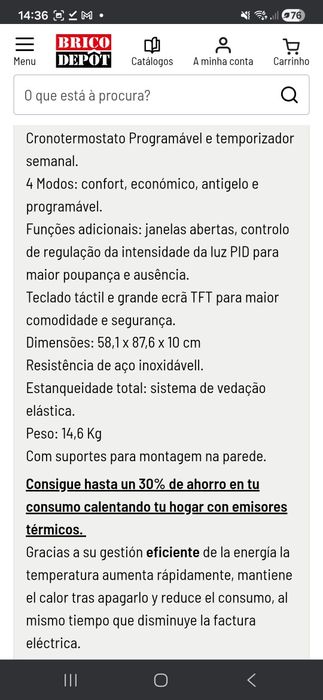 Radiador/ Emissor Ferroli