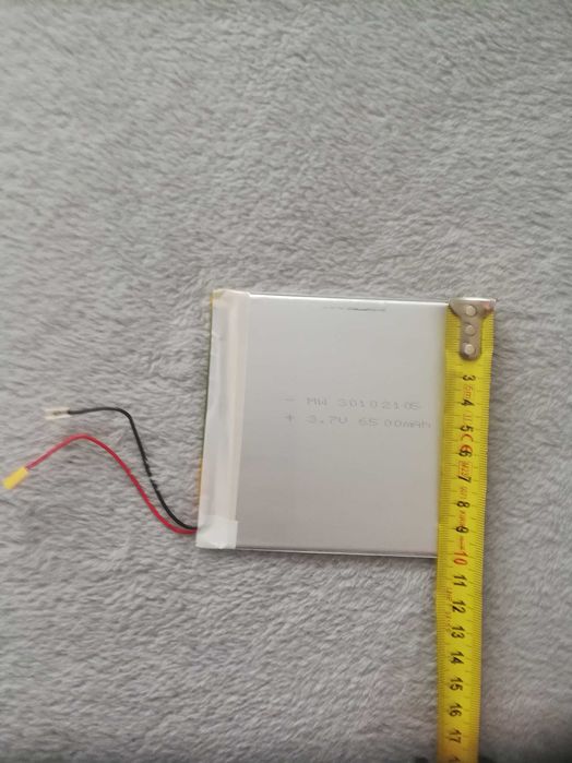 Bateria tablet 6500 mah, 3,7V. 100x105x3 mm