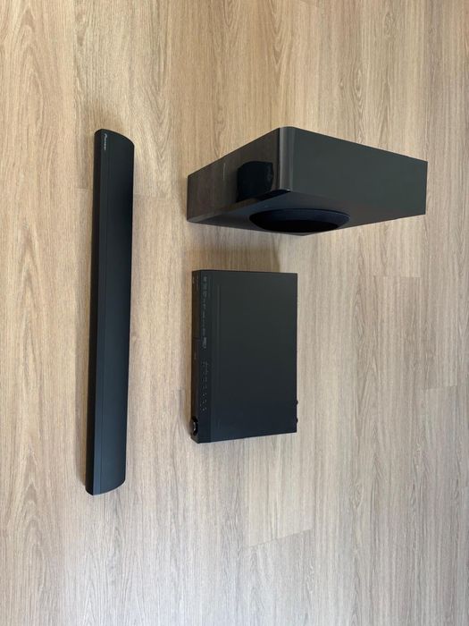 Sistema Home Cinema Pioneer 2.1 com soundbar, Subwoofer e leitor