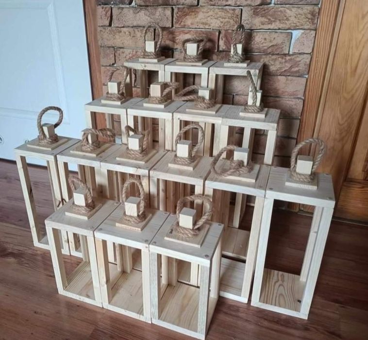 Drewniane stelarze do kompozycji kwiatowych