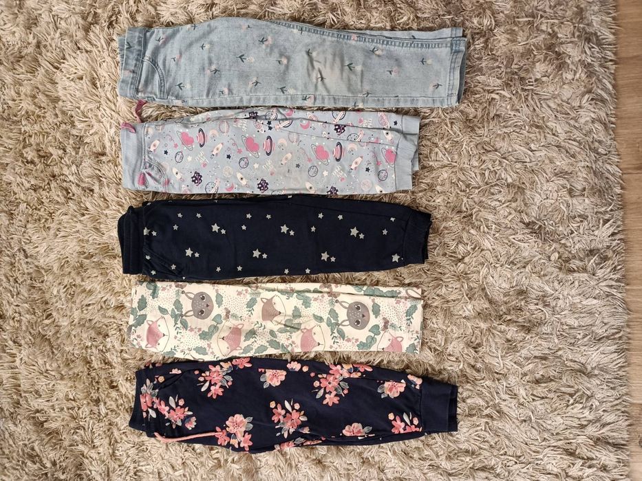 Paka ubrań dla dziewczynki rozmiar 110