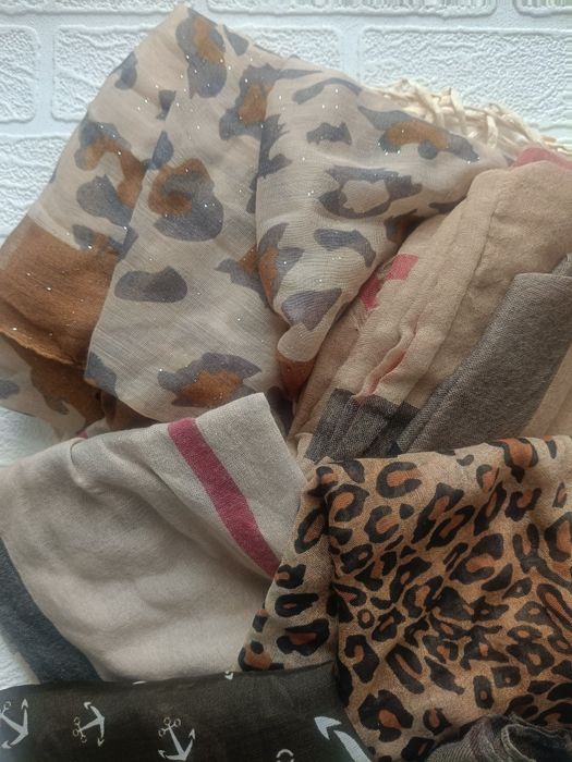 Zestaw kpl chusty chustki kominy wiosenne