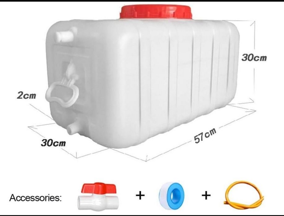 Duche Campismo 12V e 24V + Deposito 50L