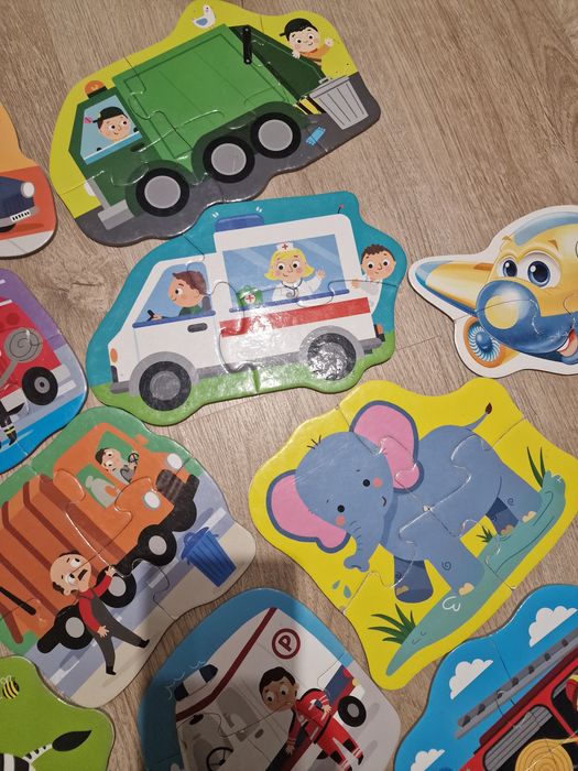 Wszystkie puzzle ze zdjecia jako komplet