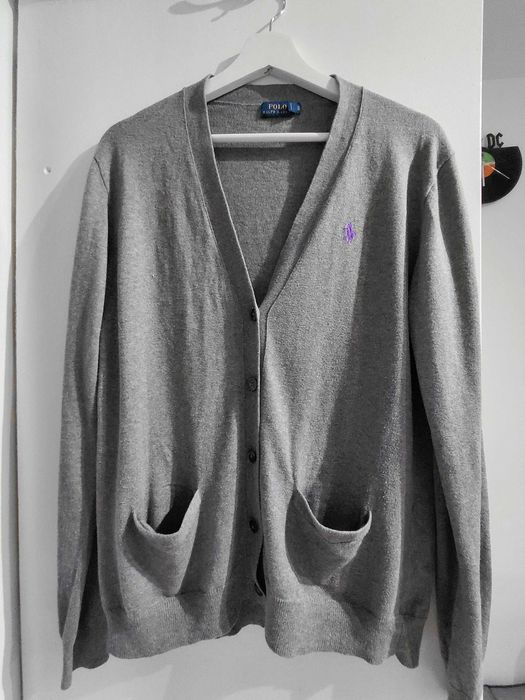 Sweter Polo zapinany M