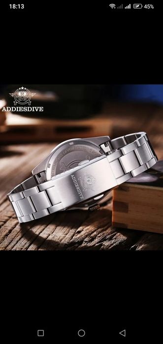 Оригінальний  новий кварцевий годинник Addiesdive