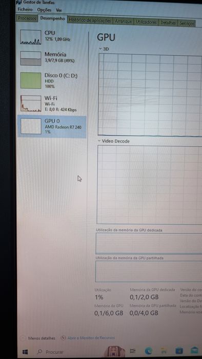 Computador Pc Desktop Hp Pavilion 500 + Monitor