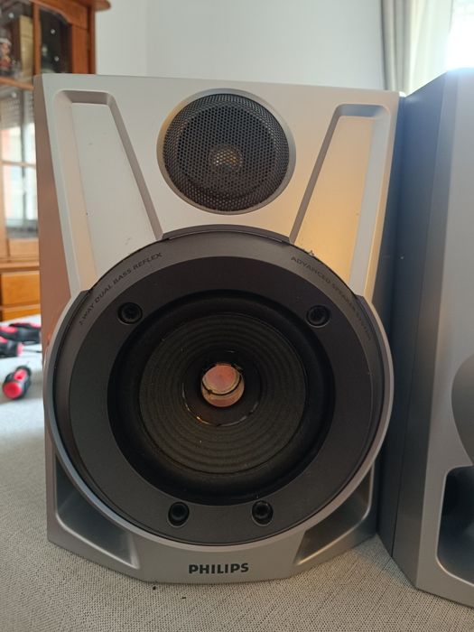 Aparelhagem Philips FW-C55 Mini Hi-Fi System-2x80W(peças ou reparacao)