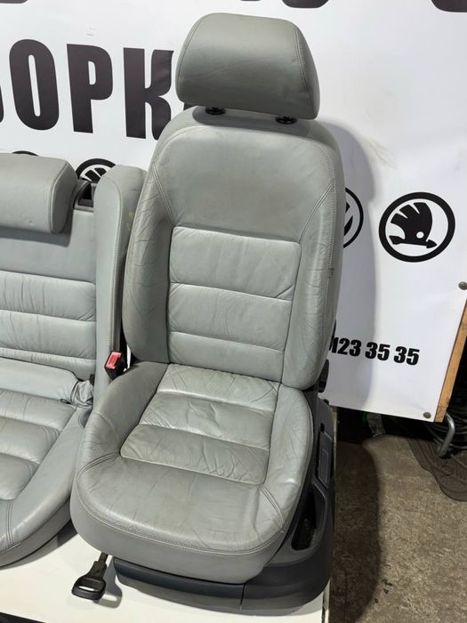 Салон кожаный сиденья шкода а5 универсал лифтбек сидіння сидушки А5