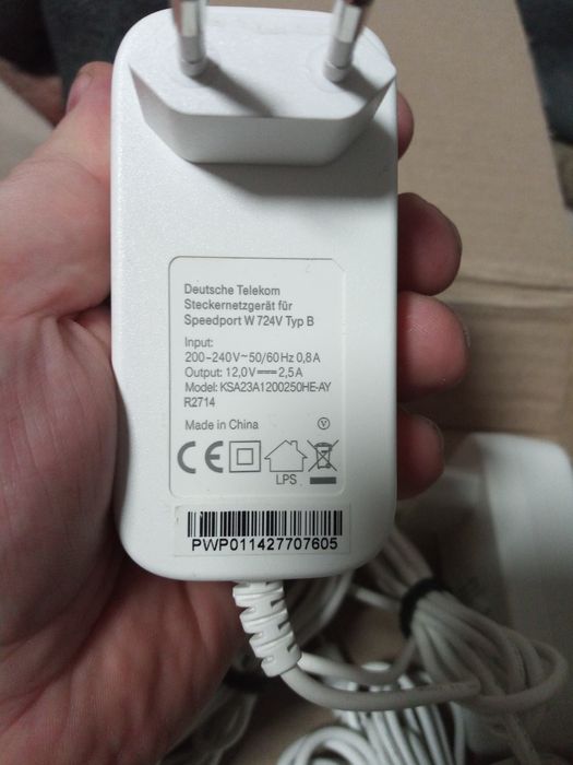 Електрошрот лот 10 шт Блок Deutsche Telekom живлення 12В 12V 2.5А 30W