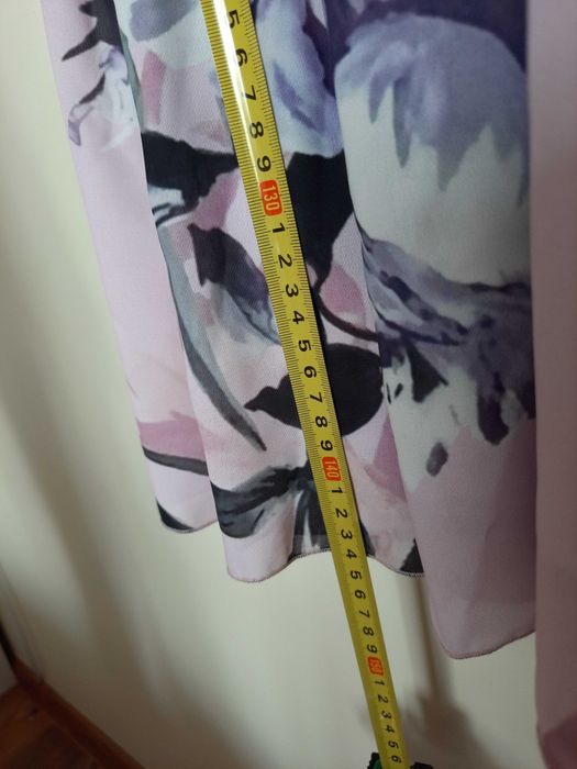 Nowa sukienka długa w kwiaty