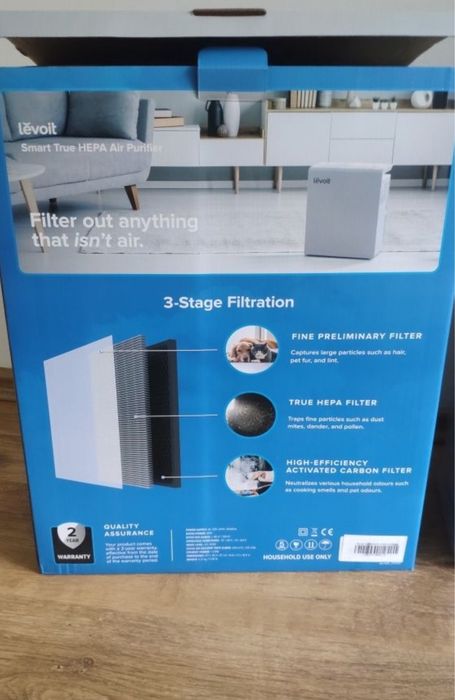 Oczyszczacz powietrza Levoit LV-H131 smart wi-fi 230 m3/h aplikacja