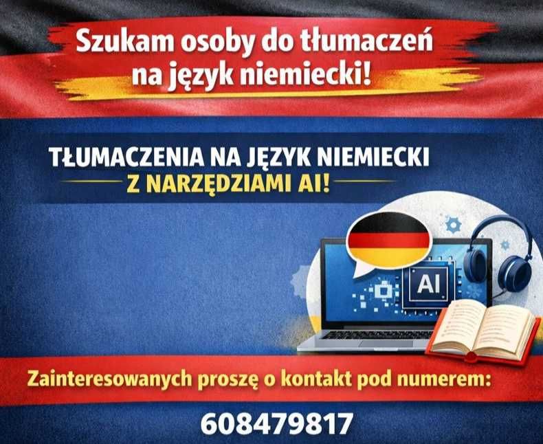 Tłumaczenia na język niemiecki za pomocą narzędzi AI