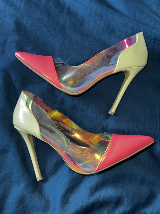 Неонові туфлі-лодочки 36-23 см