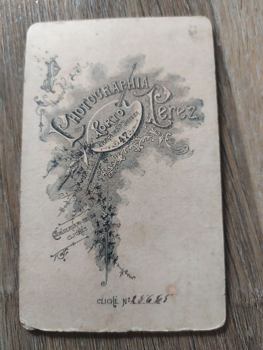 Fotos antigas em cartão