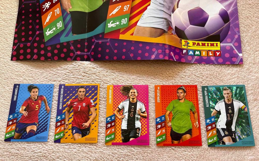 Conjunto de Cromos + Poster - Panini Family "FIFA Women's World Cup" 2023