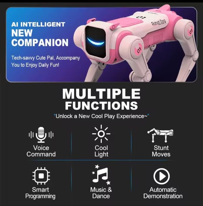 Inteligentny Robot Pies ZABAWKA  RC Inteligentny  Mechaniczny