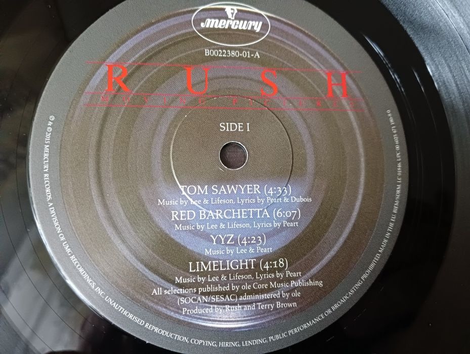 Płyta winylowa x2 press USA EX Rush Moving Pictures Clockwork Angels