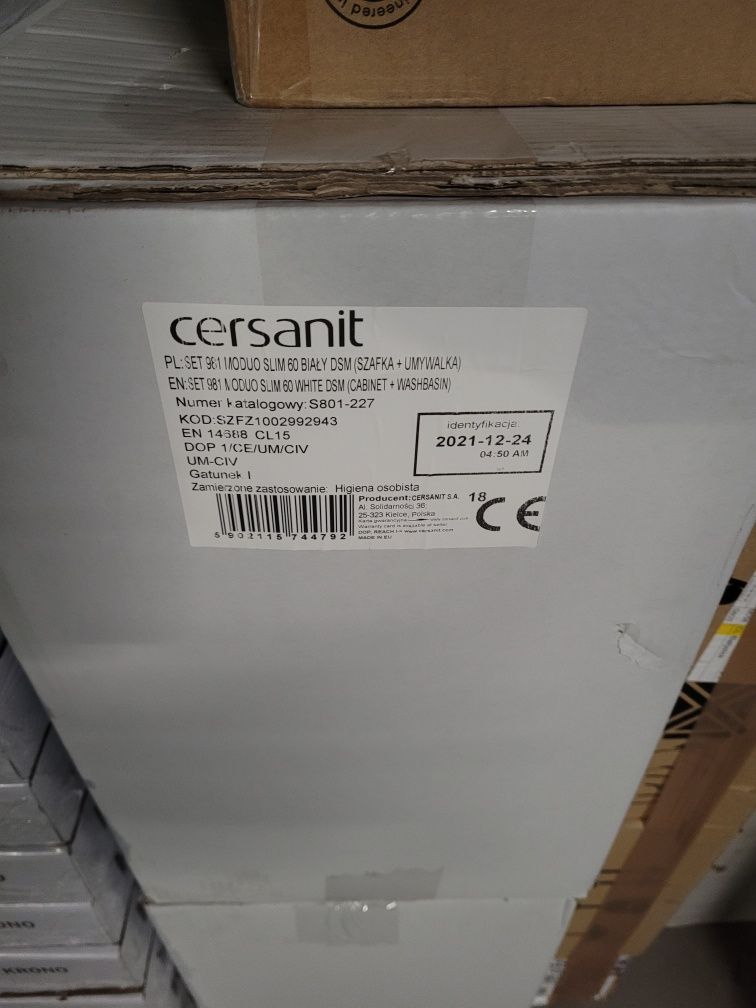 Cersanit nowa szafka z umywalką Moduo 80 slim Białystok Wysoki Stoczek ...