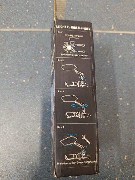 Nowe Lusterko Rowerowe COICER | Regulacja 360° | Solidne