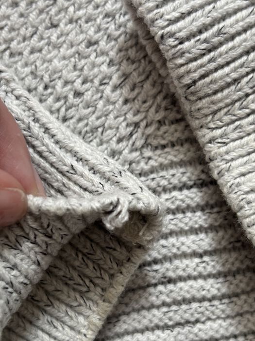 Sweter szary z dzianiny dla chłopca Next 152 cm 12 lat