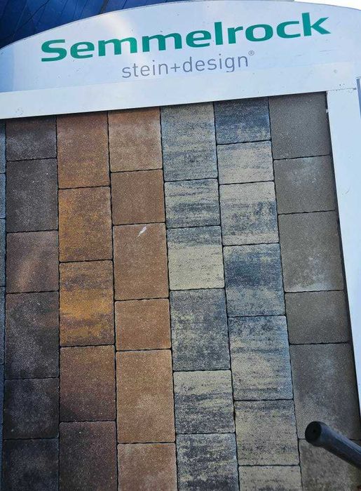 KOSTKA BRUKOWA grafit pavimo sombra SEMMELROCK