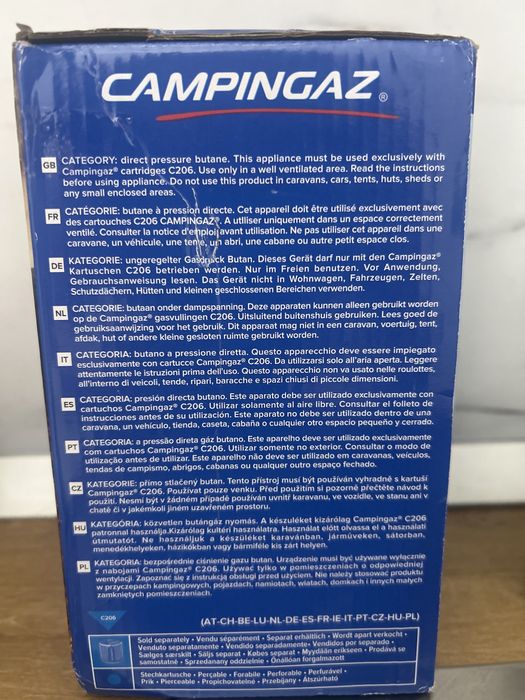 Campingaz totalmente novo 206S sem botijas, 1 bico “fogão”