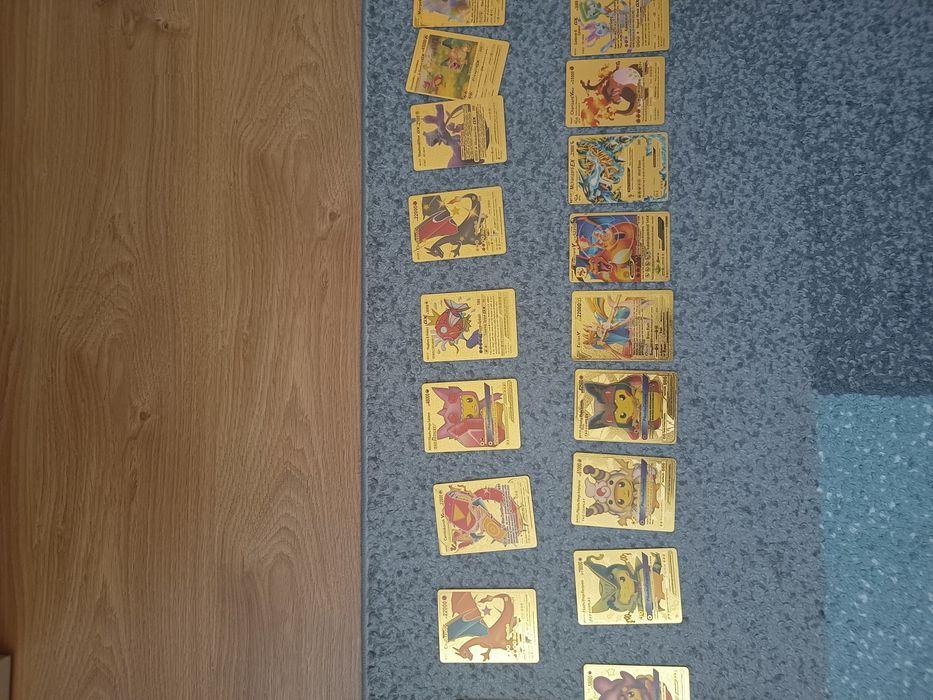 Rzadkie złote karty pokemon