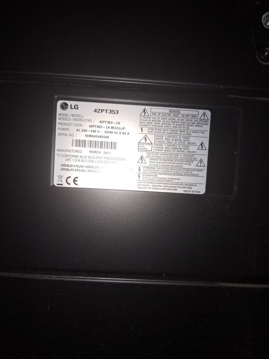 Plasma LG 42 polegadas